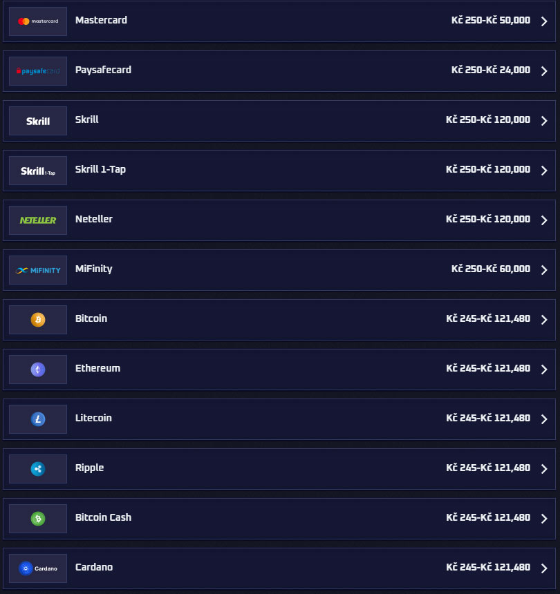 طرق الدفع في كازينو سبورتازا