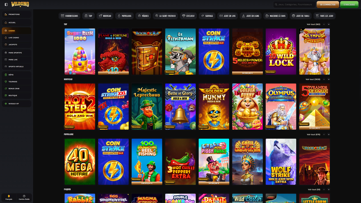 Wildsino Casino slotovi
