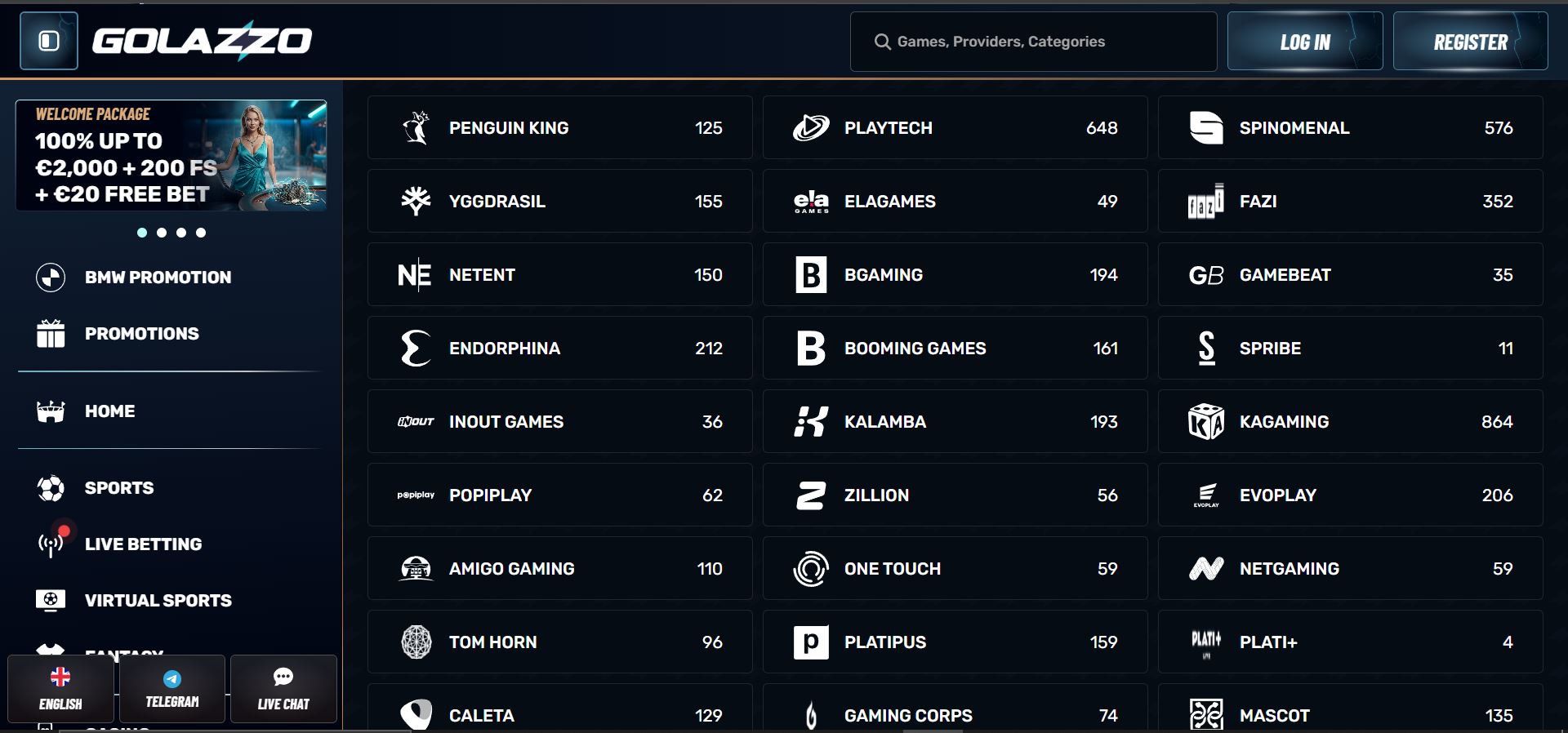 golazzo-casino-provider-list