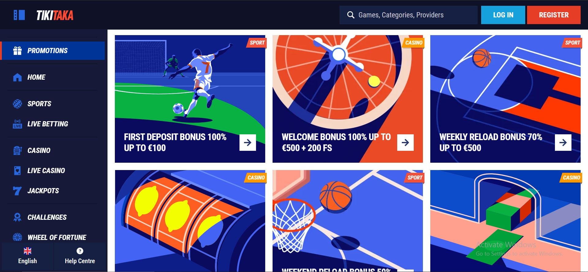 tikitaka casino promotions