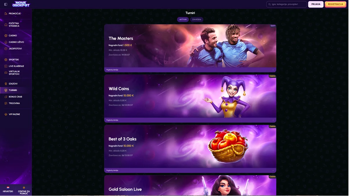 NovaJackpot-Casino-Croatia-Tournaments