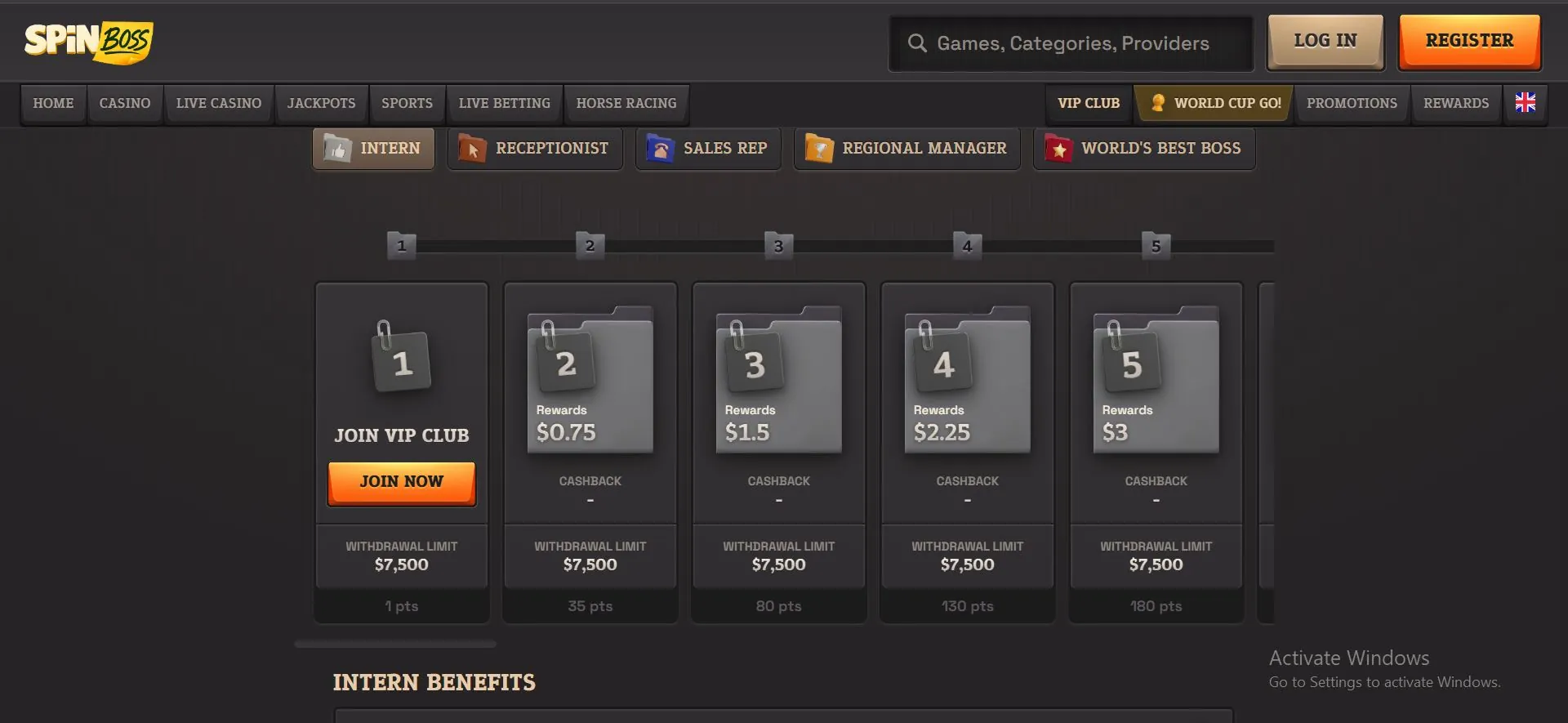spinboss-casino-vip-program